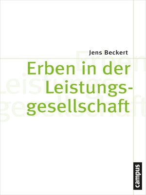 cover image of Erben in der Leistungsgesellschaft